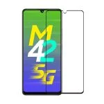 Excicore Tempered Glass Screen Protector For Samsung M42 5G, Edge To Edge Screen Coverage With Camera - Image 2