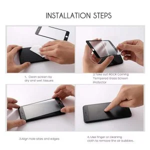 Excicore Tempered Glass for Oneplus Nord Screen Protector with Edge to Edge Coverage Guard - Image 4