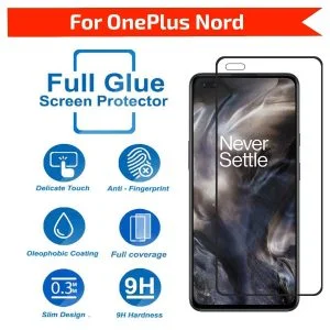 Excicore Tempered Glass for Oneplus Nord Screen Protector with Edge to Edge Coverage Guard - Image 3