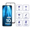 Excicore Tempered Glass Screen Guard for Redmi 10 Prime(Black) Edge to Edge Screen Coverage with Easy Installation Kit - Image 4