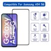 Excicore Tempered Glass Screen Protector for Samsung Galaxy A54 5G with Edge to Edge Screen Coverage Guard - Image 2