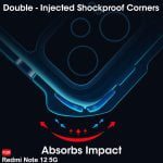 Back Cover Case for Mi Redmi Note 12 5G |Shockproof Crystal Clear|360 Degree Protection | Protective & Premium Design | Transparent - Image 4