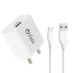 Ovista 12W/2.8amp Single Port Usb Smart Charger Fast Charging Power Adaptor With Data Cable - Image 2