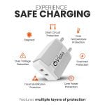 Ovista 5V/3.1 Amp Dual Port Usb Smart Charger Fast Charging Power Adaptor With Cable - Image 5