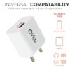Ovista 12W/2.8amp Single Port Usb Smart Charger Fast Charging Power Adaptor With Data Cable - Image 5