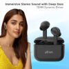 pTron Bassbuds Duo in Ear Earbuds with 32Hrs Total Playtime, Bluetooth 5.1 Wireless, Stereo Audio, Touch Control TWS, with Mic, Type-C Fast Charging, IPX4 & Voice Assistance (Black) - Image 3