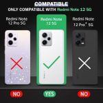 Back Cover Case for Mi Redmi Note 12 5G |Shockproof Crystal Clear|360 Degree Protection | Protective & Premium Design | Transparent - Image 2