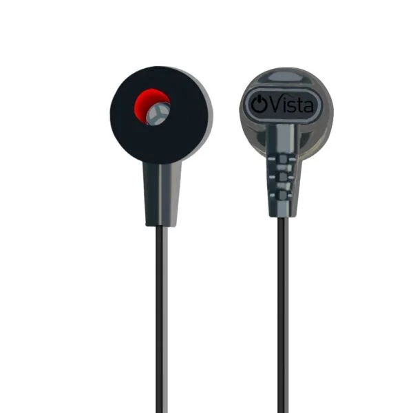 Ovista Universal Mobile Handsfree Headphones Wired Earphone With Mic (White, Black Ov-50) - Image 4
