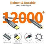 Type C to 3.5mm Female Headphone Jack Adapter,USB C to Aux Audio Dongle Cable Cord - Image 2