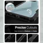 Excicore Transparent Shockproof Back Cover for Redmi 13 5G - Clear Case with Camera Protection (TPU + PC | Matte Black) - Image 4