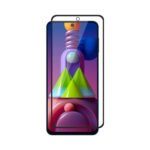 Tempered Glass for Samsung Galaxy M51/ M55 / M62 / M52 5G / A71 / F62 / F55 / Samsung Galaxy Note 10 Lite (Black) Edge to Edge , Pack of 1