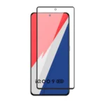Tempered Glass for vivo iQOO 9 (Black) Edge to Edge , Pack of 1