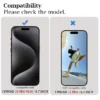 Privacy Tempered Glass Screen Protector for iPhone 15 Pro Max - Image 2