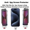 Privacy Tempered Glass Screen Protector for iPhone 15 Pro Max - Image 5