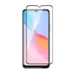 Tempered Glass for vivo Y20 , Y20s , Y20t , Y20i , Y20a , Y20g (Black) Edge to Edge , Pack of 1