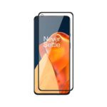 Tempered Glass for Oneplus 9R (Black) Edge to Edge, Pack of 1