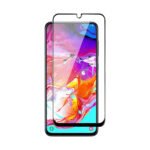 Tempered Glass for Samsung Galaxy A70 / Samsung Galaxy A70S (Black) Edge to Edge , Pack of 1