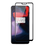 Tempered Glass for Oneplus 6 (Black) Edge to Edge, Pack of 1