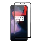 Tempered Glass for Oneplus 6 (Black) Edge to Edge, Pack of 1
