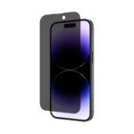 EXCICORE Privacy Tempered Glass for iPhone 14 Pro (Black) , Pack of 1