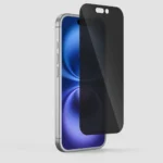 Privacy Tempered Glass Screen Protector for iPhone 16 Plus - Anti-Spy, Full Coverage - Image 2