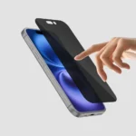 Privacy Tempered Glass Screen Protector for iPhone 16 Plus - Anti-Spy, Full Coverage - Image 5