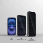 Privacy Tempered Glass Screen Protector for iPhone 16 Plus - Anti-Spy, Full Coverage - Image 3