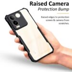 Ultra-Hybrid Crystal Clear Back Case for Vivo T2 Pro 5G | Shockproof & Camera Protection Back Cover - Image 3