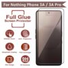 Excicore Miltary Grade Tempered Glass for Nothing Phone 3A/Nothing Phone 3A Pro- Edge-to-Edge Full Screen Protector | HD+ Clarity | Anti-Scratch | - Image 2