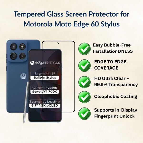 moto edge 60 stylus screen protector