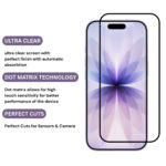 Excicore Tempered Glass Screen Protector for iphone 17– 9H Hardness, Edge-to-Edge, Anti-Scratch, HD Clarity - Image 2