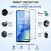 Excicore OnePlus Nord CE6 Lite 5G Tempered Glass Screen Protector | 9H Hardness HD Clear Bubble Free - Image 3