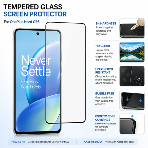oneplus nord ce6 gorilla glass