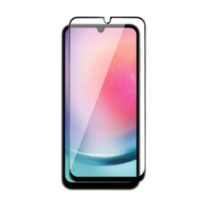 Tempered Glass for Samsung Galaxy A24 / M34 5G (Black) Edge to Edge , Pack of 1