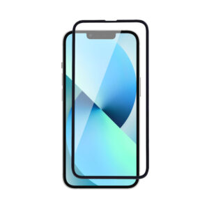 Tempered Glass for Apple iPhone 13 Mini (Black) Edge to Edge, Pack of 1